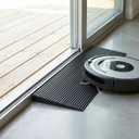 Threshold Ramp 1.2" Rise, 35.4" Wide Non-Slip Rubber Door Entry Ramp Doorways Driveways Bathroom Raised Landings for Wheelchairs, Scooters, Walkers and Power Chairs