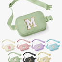 Birthday Gifts for Women - 30th 40th 50th 60th 70th Birthday Gifts for Mom Daughter Her Friend Sister Girlfriend, Personalized Gifts Christmas Gifts, Initial Belt Bag Crossbody Bags, Green, M