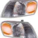 Left & Right Turn Signal Parking Marker Light Lamp Replacement for Corolla 1998-2000 Corner Lights TO2520150 TO2521150 81510-02040 81520-02040