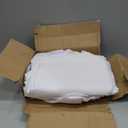 sancua White Tablecloths for 6 Foot Rectangle Tables, 6 Pack - Washable Polyester Fabric Table Cover for Wedding Wedding, Birthday Party, Banquet Reception, 54x108 Inch