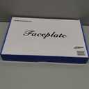 Faceplate for PS5 with Cooling Vents and Dust Filter DOBEWINGDELOU Face Plate Console Cover Replacement Side Plate Shell for PS5 Digital Edition Dustproof Accessories ABS Case Black