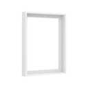 PIXY CANVAS Floater Frame 8x10 for 1-1/2 (1.5) inch Deep Canvas Paintings/Canvas Prints/Wood Canvas Panels/Wall Art/Wall Decor/Home Decor/Artwork (White, 8 x 10 inch, Portrait)