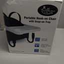 Portable Hook On High Chair with Tray for Babies & Toddlers, 6-36 Months, Collapsible Design, Fits Tables 0.8" to 3.5" Thick, Easy to Clean, with Travel Bag