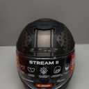 LS2 Helmets Stream II Full Face Motorcycle Helmet W/SunShield (Small, Matte America Gray/Black)