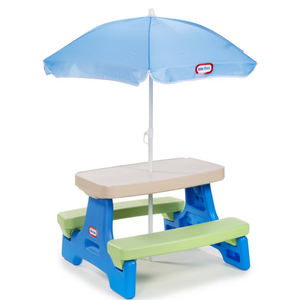 Little Tikes Easy Store Jr. Play Table with Umbrella