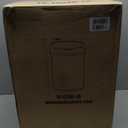 BestOffice | 13 Gallon Trash Can with Lid | Automatic Touchless Garbage Can | Odor Control | Modern Oval Design | Easy to Clean | Stainless Steel | Fits Any Kitchen, Bathroom, Office or Home