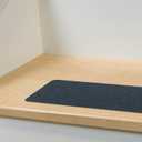 Set of PVC-Free, Non-Slip Adhesive Stair Treads and Handy Installation Roller (15qty - 4" X 24" + Roller, Grey) (Gray)