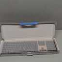 Wireless Keyboard and Mouse, Vssoplor 2.4GHz Rechargeable Compact Quiet Full-Size Keyboard and Mouse Combo with Nano USB Receiver for Windows, Laptop, PC, Notebook-Black and Rose Gold