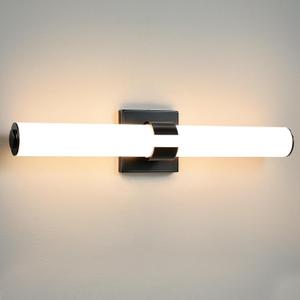 AIJIASI Black Vanity Lights for Bathroom, 22.8 Inch LED Vanity Light Modern Bathroom Light Fixtures, 18W Sconces Wall Lighting with Acrylic Shade for Mirror Bedroom Living Room Hallway 3000K