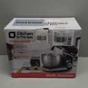 Stand Mixer, Kitchen in the box 3.2Qt Small Electric Food Mixer, 6 Speeds Portable Lightweight Kitchen Mixer for Daily Use with Egg Whisk, Dough Hook, Flat Beater (Purple)