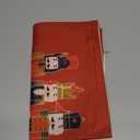 PANDICORN Christmas Throw Pillow Cover 12x20 Inch Nutcracker Christmas Decor Red Outdoor Xmas Party Decorations Winter Holiday Lumbar Decorative Cushion Case for Home Room Sofa Couch Porch