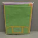 Lincia 16 Pcs Nylon Book Pouch Bags with Stitched Handle and Clear Name Tag Pockets, Book Bags for Kids, Classroom, School, Homework, Protector Store Reading Supplies, 11.8 x 9.8 Inch