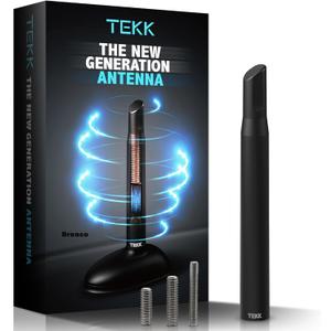 TEKK Short Antenna Compatible with Bronco 2021 to 2023 / Designed for Optimized FM/AM Reception / 4.8 Inches