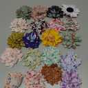 20 Pcs Flowers Dog Collar Pet Bow Ties Multi-color Sunflower Dog Charms Flower for Accessories Small Medium Large Cat Puppy Collar Attachment Embellishment Bows Grooming Supplies
