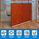 FoldTier 1 Pcs 32'' U Shaped Door Sweep for Bottom of Exterior Door, White