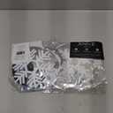 Sustainable Greetings Juvale Christmas Snowflake Swirl Decorations for Holiday Party Decor (Silver, 30 Pack) - Hanging Snowflake Decorations - Silver Party