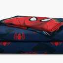 MARVEL Spiderman 'Saving the Day' Microfiber 4 Piece Full Sheet Set