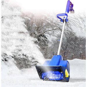 Electric Snow Shovel, 20V 12" Electric Snow Plow with Corded, 1200W Outdoor Snow Removal Artifact, Small Snow Plow for School Roads, Driveway Clearance