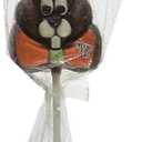 Palmer Milk Chocolate Double Crisp Easter Bunny on a stick, 4Pcs