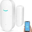 4-Pack Smart Door/Window Sensor: WiFi Alarm, Wireless Alerts, Compatible with Alexa/Google Assistant