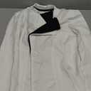 Hybrid & Company Women's Casual Work Office Dressy Double Lapel Single Button Peplum Comfortable Blazer (White, XL)