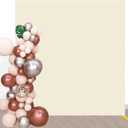 SINSSOWL 6.6 x 6.6 FT Square Backdrop Cover Ivory Rectangle Arch Cover Fitted Wedding Spandex Backdrop Covers for Baby Shower Bridal Shower Birthday Party Gender Reveal Decoration