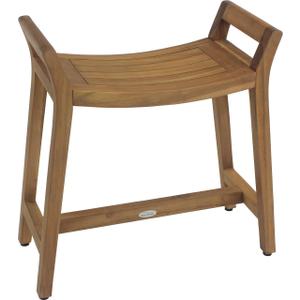 Patented Asia Ascend Teak Shower Bench with Elevated Height
