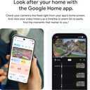 Google Nest Cam Outdoor (Wired, 2nd Gen) - Security Camera with 2K Video and Gemini, Night Vision, 2-Way Audio - Works with Google Home - 2025 Model - Snow (1-pack)