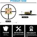 22" Replacement Recliner Ring Base with 360 Swivel Rocker Box Plate for Rocker Recliner, Sofa Accessories, Rocking Recliner Replacement Parts
