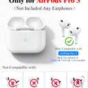 Charging Case Replacement for AirPods Pro 3 - Wireless Charger Case Compatible with Air Pods Pro 3rd Generation with Touch-Control Bluetooth Pairing Sync & 450mAh Battery
