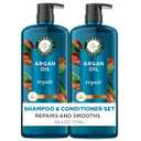 Herbal Essences Argan Oil Repair Shampoo & Conditioner Set, Moisturizes & Smoothes, Paraben-Free, Color-Safe, pH-Balanced, Citrus Scent, 20.2 Fl Oz, 2-Pack