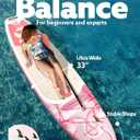 SLOOSH Inflatable Stand Up Paddle Board, 10'6" Paddle Boards with Premium Accessories, Non-Slip EVA Deck, Ultra-Light Carry Bag Pump, Ripple SUP for Youth & Adults of All Skill Levels