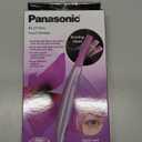 Panasonic Womens Facial Hair Remover and Eyebrow Trimmer with Pivoting Head, Includes 2 Gentle Blades for Brow and Face and 2 Eyebrow Trim Attachments, Battery-Operated  ES2113PC (5 Piece Set, Pink)