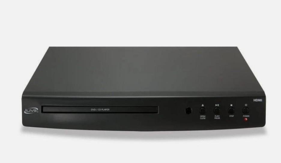 iLive DVD Player with HDMI Conversion, DH300BI, Black