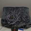 Westinghouse Electric Blanket King Size, Super Cozy Soft Flannel 100"" x 90"" Heated Blanket with 10 Fast Heating Levels & 1-12 Auto-Off, Machine Washable, ETL&FCC Certification, Charcoal