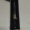 LKOQO 11" Fantasy Medieval Elvish Dagger. For Collection, Gift or Cosplay Renaissance Characters A Fair,Stainless Steel (Black)