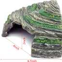 JIHAQUA Terrarium Decor Reptile Hide Reptile Hides and Caves Aquarium Tank Accessories Decorations,Medium