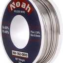 Noah Tin Lead Rosin Core Solder Wire for Soldering, Content 2.0% Solder flux Sn60-Pd40 (0.8mm, 100g)