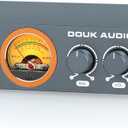 Douk Audio TPA3255 Balanced XLR Audio Power Amp, 2-CH 300W x 2 Hi-Fi Digital Amplifier, for Home Stereo Speakers, with Dual Channel VU Meter (H7 PRO)