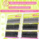 Lash Clusters Kit with Spikes Lashes Clusters Wispy 60D+80D+100D+200D Manga Eyelash Clusters D Curl 456PCS Cluster Eyelash Extensions Volume 12-18mm Individual Anime Lashes Kit Bond&Seal by WiWiLINK