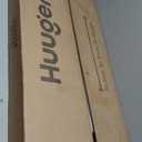 Huuger Gaming Desk with 6 Drawers, Computer Desk with LED Lights Power Outlets and Type-C, 39 Inch Office Desk with Storage, Monitor Stand, Writing Desk Work Desk Home Office, Bedroom, Study, Black