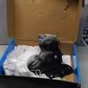 2PM SPORTS Inline Skates with Light Up Wheels, Roller Skates Blades for Boys Girls Kids Ages 5-8 8-12 4-6 6-12, Size Adjustable Beginner Blades Roller Skates (Medium - Big kid (13C-3Y US), Black & Gray)