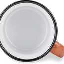 Camco Life is Better at The Campsite Ceramic Coffee Mug - Microwave and Dishwasher Safe - Features Red Background with Retro RV My Happy Place Design - Coffee Cup Holds 14oz. (53472)