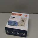 NAMSAN Small Heat Pet Bowl for Cats Rabbits Indoor, 0.6L Heated Water Bowl, Water & Food Thermal-Bowl for Dog Cage, Hanging Kennel Dish, USB Cable, Self-Assembly