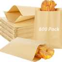 800 Pack Wax Paper Sandwich Bags 8x6 inch Wax Paper Bags, Greaseproof Bag Paper Cookie Bags Bakery Wax Bag for Food, Sandwich, Snacks, Cookie, Candies and More