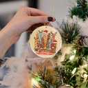 3 x Sending Christmas Vibes Adult Naughty Couple Husband Wife Friend Gift 1 - Christmas Ornaments - Christmas Decorations - 3.6 in Acrylic - Funny Gag Gifts - White Elephant - Stocking Stuffers