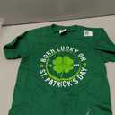 Lucky Born On St. Patrick's Day March 17 Irish Birthday Kids T-Shirt. XS Size
