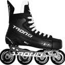 TronX Stryker 3.0 Senior Adult Junior Kids Inline Roller Hockey Skates, New for 2023 (Skate Size 1 (Shoe Size 2-2.5))