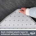 Non Slip Area Rugs for Living Room, 6x9 Washable Fluffy Soft Memory Foam Rug,Shag Throw Floor Carpet Indoor, Bedroom Rug for Kids Home Dorm Decor, Gray