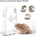 Hamster Water Bottle Holder Small Animals Bottle Stand for Dwarf Hamsters, Syrian Hamsters, Rats, Mice, Hedgehogs, Gerbils, Sugar Glider, Squirrels, Small Pets